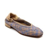 Softwaves ballerine blauw gevlochten 9.15.01